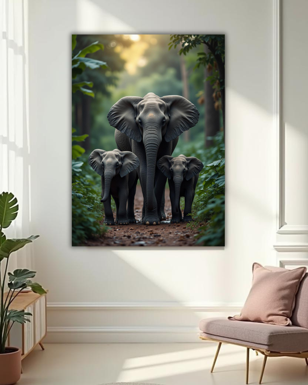 Elephant & Family