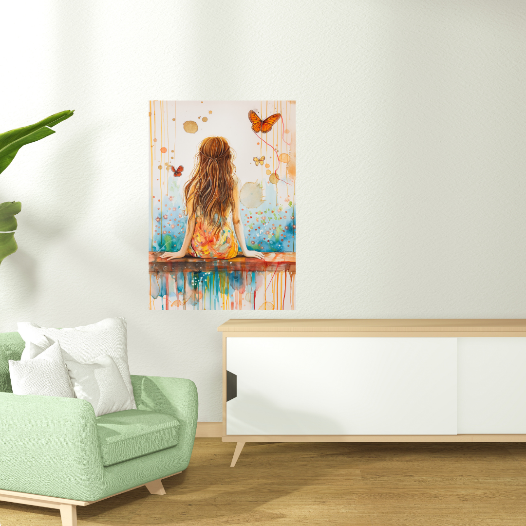 Whispers of Spring Wall Poster | The Dance of Light and Freedom