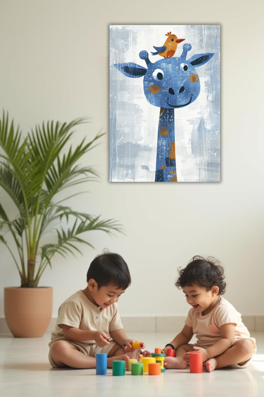 Giraffe & Bird