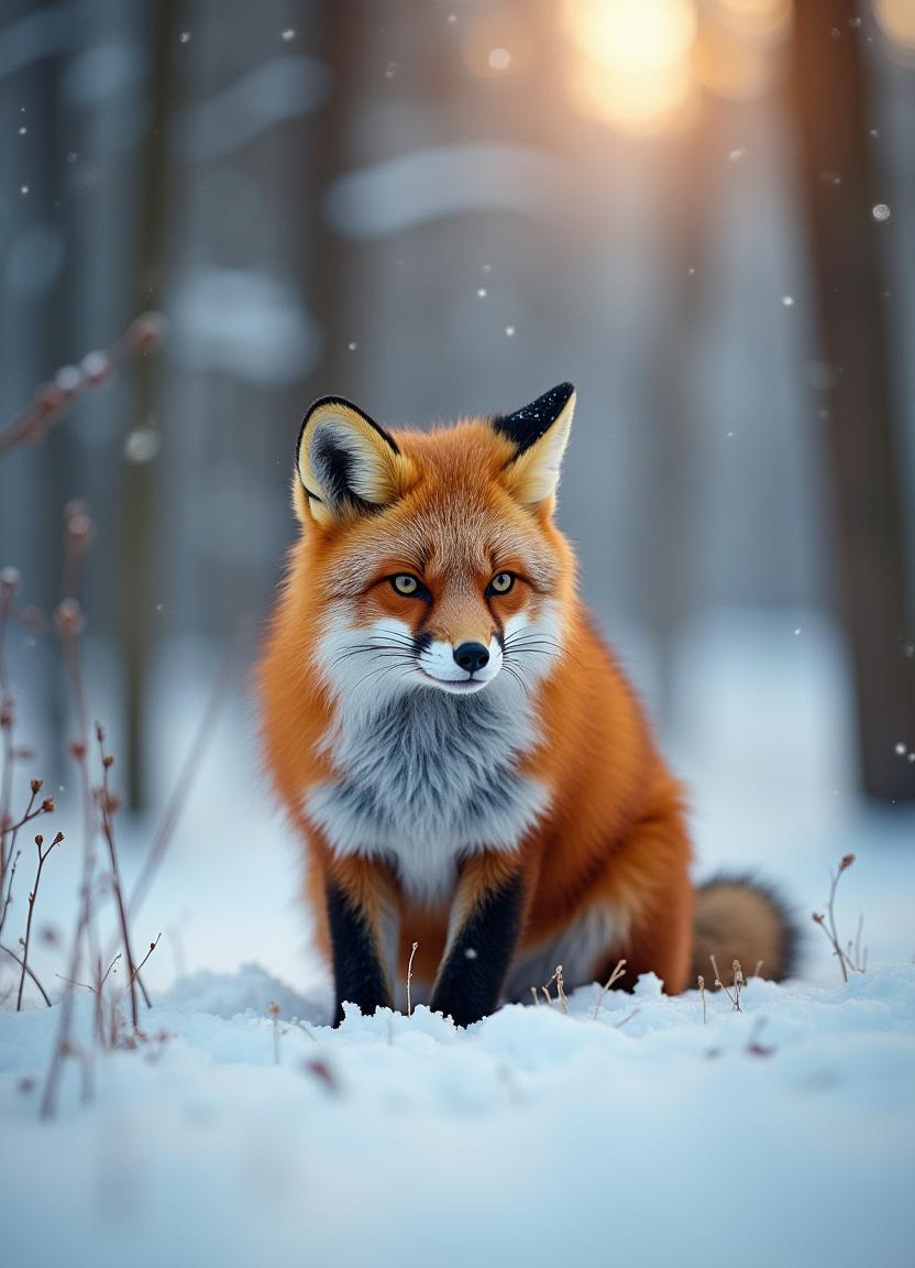 Snowy Fox